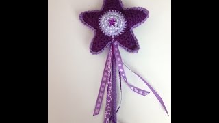 DIY Crochet Stuffed Star Wand  Easy Cute amp Fun  Video Tutorial [upl. by Ahsias459]