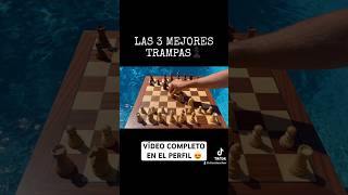 LAS 3 MEJORES TRAMPAS EN AJEDREZ 😱♟️ [upl. by Ylrehs421]