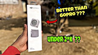 Finally New Camera Le Hi Liya 😮 Dji Action 2 Power Combo  better than gopro [upl. by Ahtibbat249]