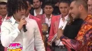 Espinoza Paz y David Bisbal  Omar Chaparro  En Sabadazo [upl. by Esaele]