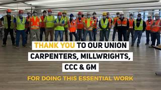 Carpenters amp Millwrights Help GM Build LifeSaving Ventilators [upl. by Ninel]