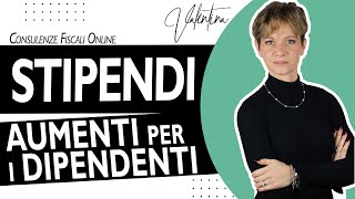 STIPENDI 2024  Aumenti per tutti i dipendenti aumentostipendi agevolazioniirpef aliquoteirpef [upl. by Iru]