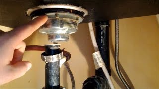 How to Replace A Kitchen Sink Strainer [upl. by Ahsyekal388]