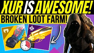 XUR Has RARE Meta EXOTIC amp LOOT GLITCH GOD ROLL Armor Farm Location Inventory February 23 Destiny 2 [upl. by Romelle]