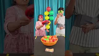 Ball Tip Tip Popping pop ballons Challenge Win money Challenge shorts [upl. by Atinrahs19]