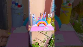 Waste cardboard crafts for kids shorts diy [upl. by Florella826]