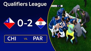 Paraguay derrota a Chile en Santiago y logra sacar tres puntos vitales en su lucha por primera [upl. by Alexia294]