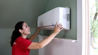 Como instalar una unidad MRCOOL DIY Ductless Mini Split  En Español [upl. by Phelips]