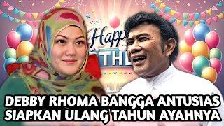 RHOMA IRAMA MENANGIS DAPAT SURPRISE DARI DEBBY IRAMA DI ACARA ULTAH 78 TAHUN [upl. by Tine]