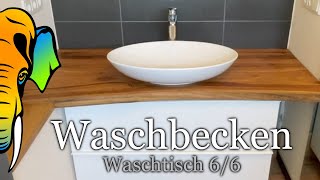 Umbau des Unterschranks  Waschbecken mit Raumsparsiphon  Waschtisch  Teil 6 [upl. by Lyns38]