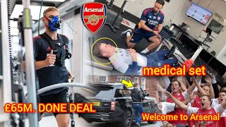 arsenal transfer today✅ arsenal Agree to sign best striker🤝 Medicals scheduled✍️ DONE DEAL✅ [upl. by Newob]