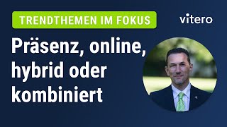 vitero Webinar Präsenz online hybrid oder kombiniert [upl. by Gowon]