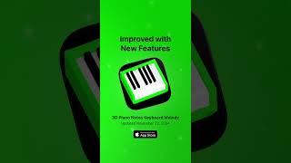 3D Piano Notes Keyboard Melody 3d piano 3dapple pianomusic apple pianonotes augmentedreality [upl. by Popelka]