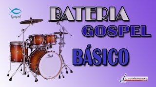 Aprenda Música  Aprenda Bateria Gospel  Básico [upl. by Annissa]