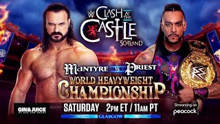 WWE Clash At The Castle 2024 Official and Full Match Card HD [upl. by Nosnor628]