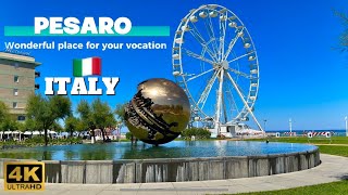 Pesaro Italy Walking tour 4K Wonderful Place to Visit In Italy [upl. by Thibaud]