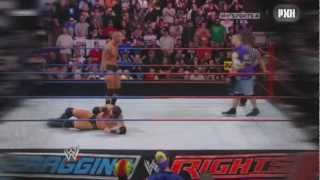 John Cena quotFiredquot   Act 1  HD BR 2010 Orton vs Barrett [upl. by Ilahsiav]