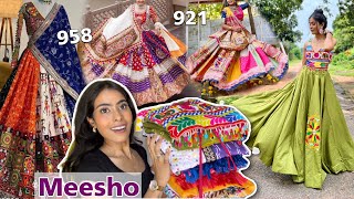 MEESHO Lehenga Haul Meesho Chaniya Choli Haul chaniya choli starting 958 Meesho designer lehenga [upl. by Enobe340]