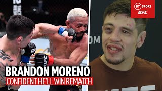 quotThe rematch will be differentquot Brandon Moreno looks ahead after incredible UFC 256 [upl. by Manwell120]