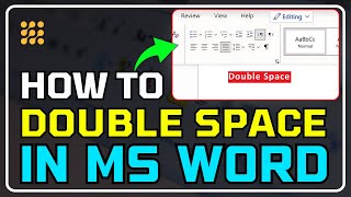 How to Double Space in Microsoft Word StepbyStep Tutorial [upl. by Nnylak]