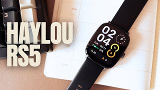 Haylou RS5 Review  Cheapest AMOLED Watch with Call Support [upl. by Cam]