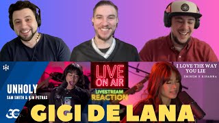 Gigi De Lana  REACTION  Unholy x I Love The Way You Lie • Jon • Jake • Romeo • Oyus [upl. by Gereron]