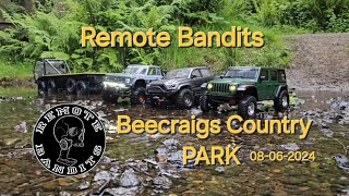 Remote Bandits at Beecraigs Country PARK 08062024 Kamaz 8x8 Gmade GS02F Element Enduro Axial [upl. by Sral]