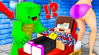 JJ are TRAPPED by TV WOMAN and Mikey in Minecraft  Maizen [upl. by Yspyg364]