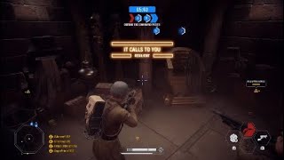 Star Wars Battlefront 2  How To Complete The quotIt Calls To Youquot Milestone and Unlock quotResilientquot Rey [upl. by Milburr]