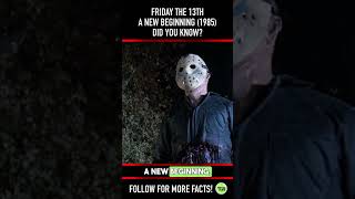 Did you know THIS about FRIDAY THE 13TH A NEW BEGINNING 1985 Fact 5 [upl. by Pirbhai]