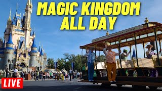 🔴 LIVE Magic Kingdom All Day Sunday for rides shows Parades and Fireworks 3242024 [upl. by Nozicka328]