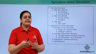 Class 11th – Indian Economy  Green Revolution  Indian Economics  Tutorials Point [upl. by Ellehcal]