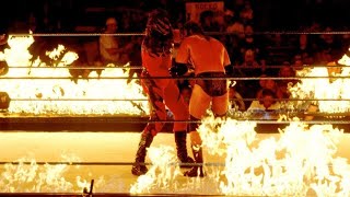 Triple H w Chyna vs Kane Inferno Match  Smackdown 23999 [upl. by Filiano]