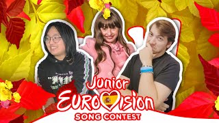 REACTION  🇪🇸 Spain Jesc2024  Chloe DelaRosa quotComo la Lolaquot [upl. by Ahsratal]