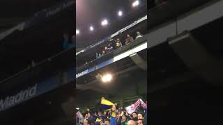 Gol Quinteros a Boca  Bernabéu  River 3  Boca 1 hinchada de boca muda [upl. by Daile403]