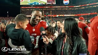 Tashaun Gipson Sr Talks Surreal Moment Winning the NFC Championship  49ers [upl. by Olvan]