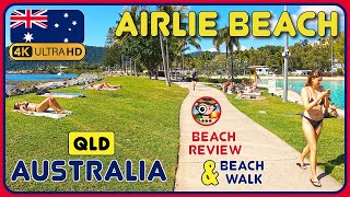 Airlie Beach Lagoon 🇦🇺🦘Popular spot in Whitsundays 4k Walking Tour  Beach Walk amp Review [upl. by Deys]