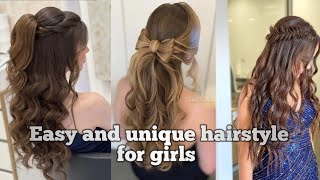 Easy and unique hairstyle for wedding hairstyle for girls easy to make [upl. by Jeddy]