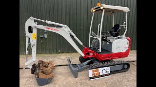 TAKEUCHI TB216 MINI EXCAVATOR FOR SALE [upl. by Rehtae]