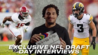 Exclusive NFL Draft Interview With Top Rookies [upl. by Krucik]