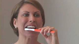 Manual tooth brushing instructions from Crest OralB [upl. by Aenehs]