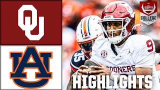 Oklahoma Sooners vs Auburn Tigers  Full Game Highlights  ESPN College Football [upl. by Ernie269]