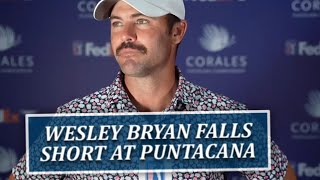 Wesley Bryan Falls Short At Puntacana [upl. by Assiral992]