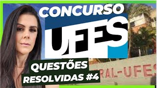 CONCURSO UFES  PROVA UFES [upl. by Martie]