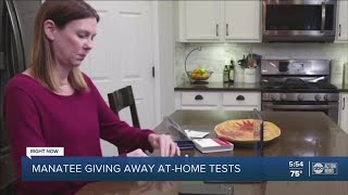 Manatee County giving away 7500 athome COVID19 testing kits on Wednesday [upl. by Elagibba]