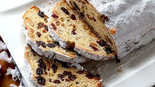 STOLLEN  Pan dulce alemán Recetas de postres de Navidad [upl. by Bedell710]