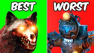 I Ranked Every Zombies Boss [upl. by Yenrab]