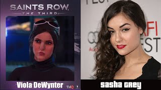 Saints Row The Third  Voice Actors amp Face Models [upl. by Hazelton]