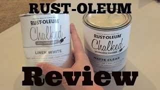 Using Rustoleum Chalked Paint amp Review [upl. by Leese194]