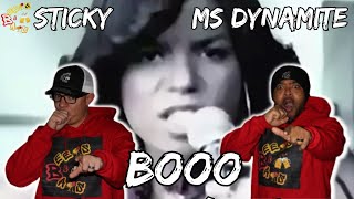 YALL HID AKALAS SIS FROM US  Americans React to Sticky ft Ms Dynamite  Booo [upl. by Eerolam]